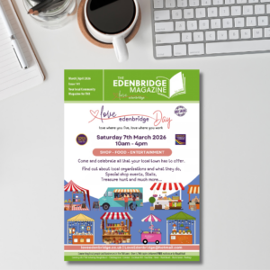 Image of The Edenbridge Magazine on a desk