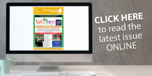 Picture of the latest magazine on a computer screen